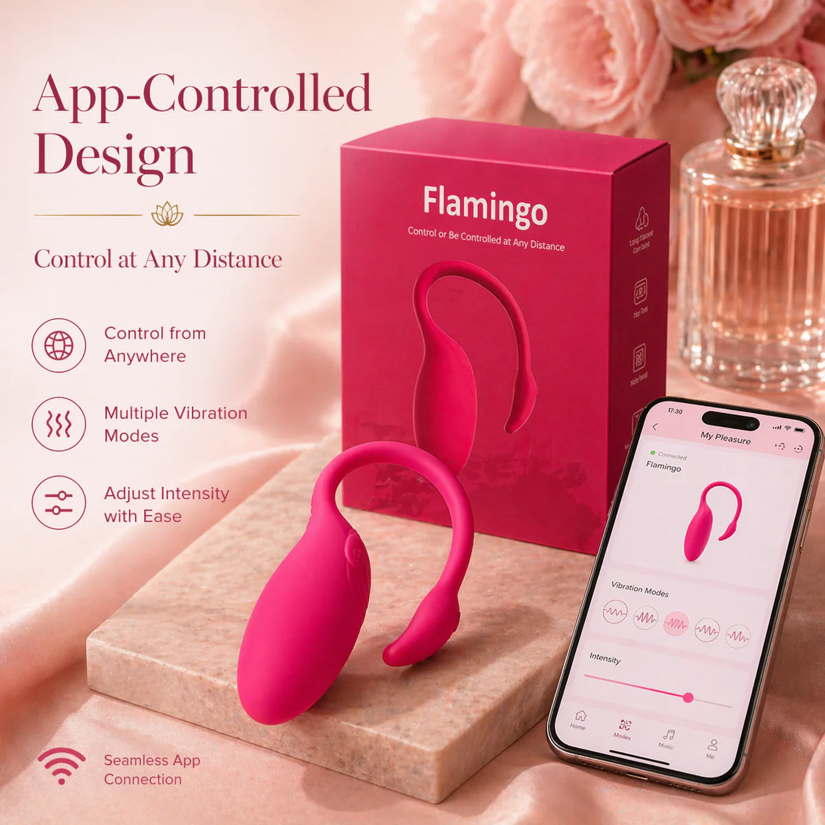 Flamingo Wearable Vibrator | APP-Controlled | Long-Distance
