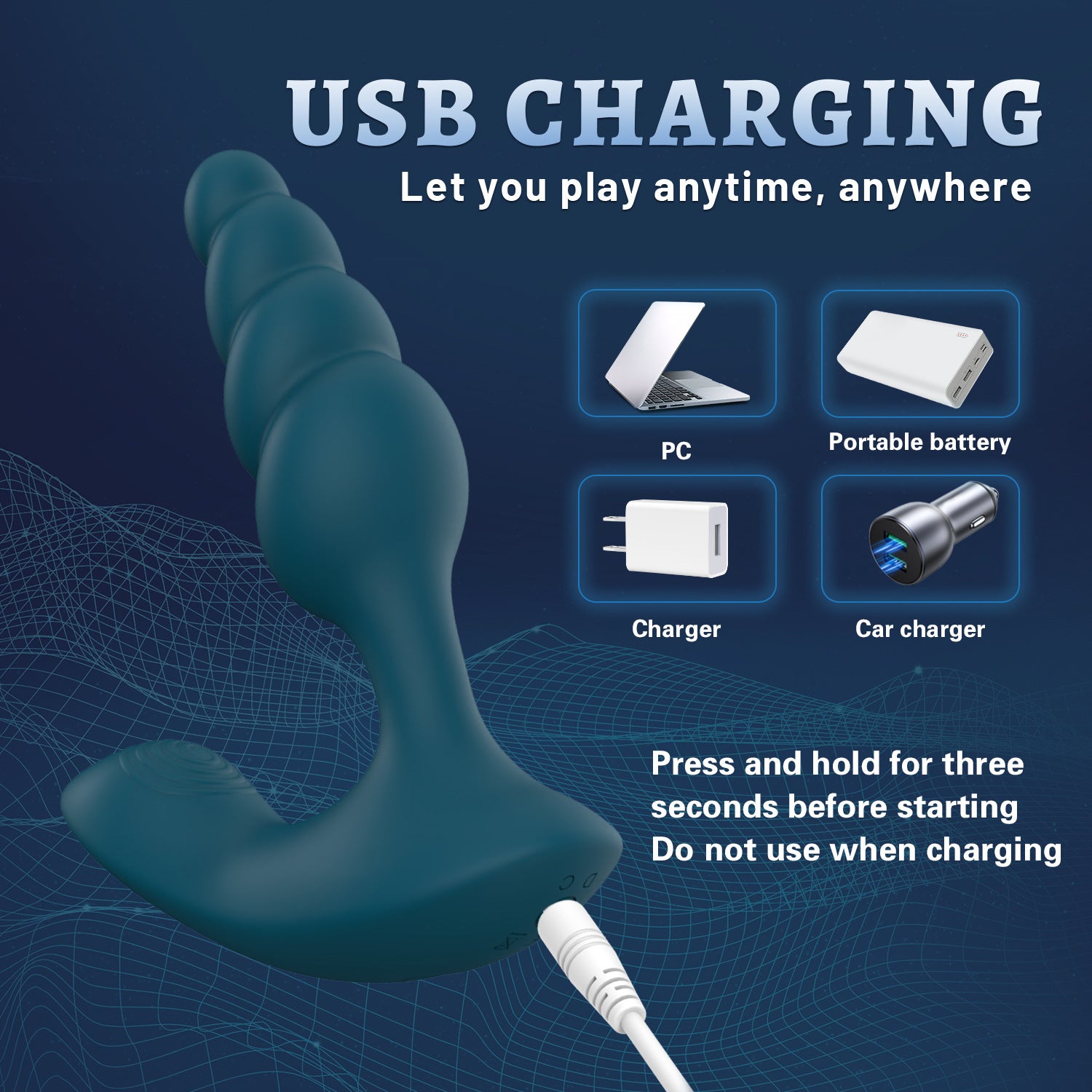 Prostate Massager Anal Plug | Remote Control | Multi-Frequency