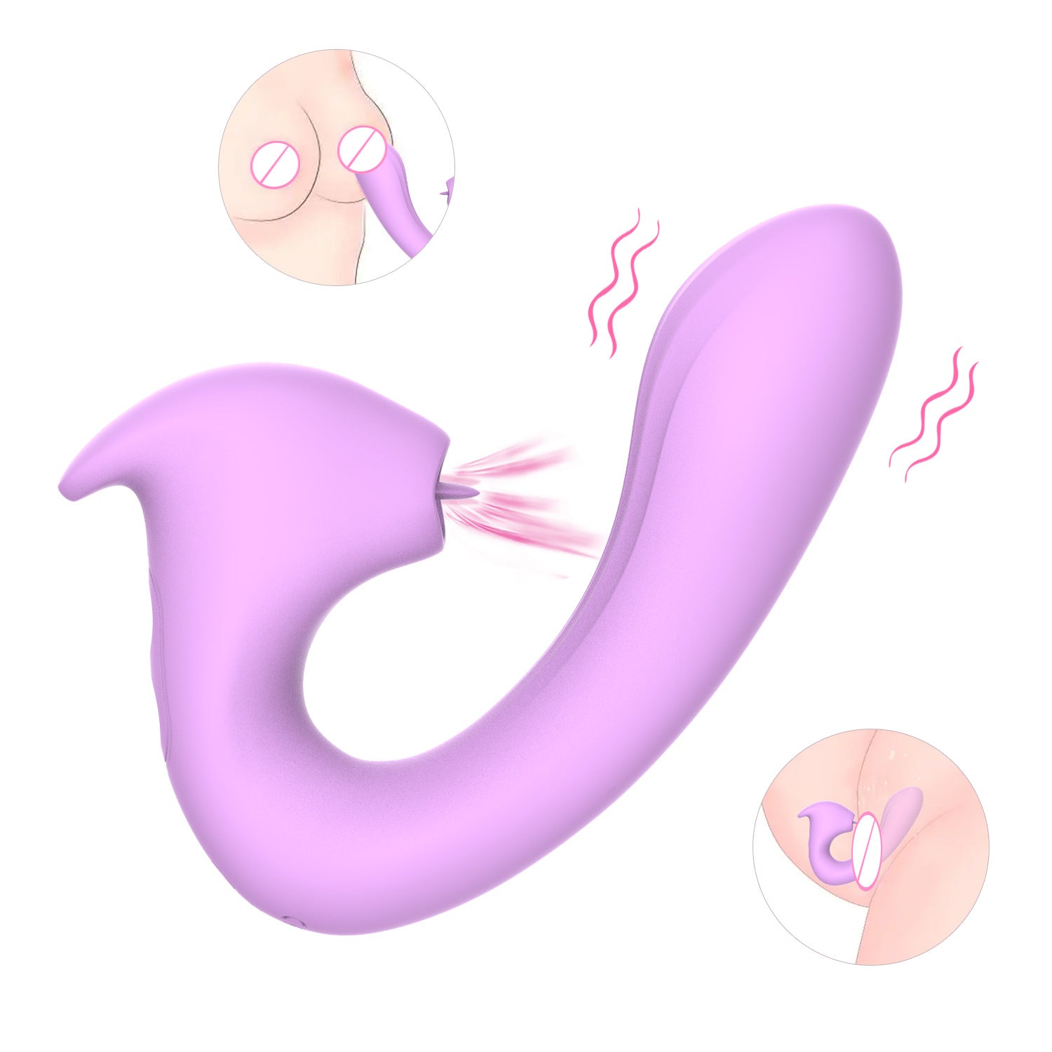 Tongue Licking Clitoral Vibrator | APP & Remote Control | Long-Distance
