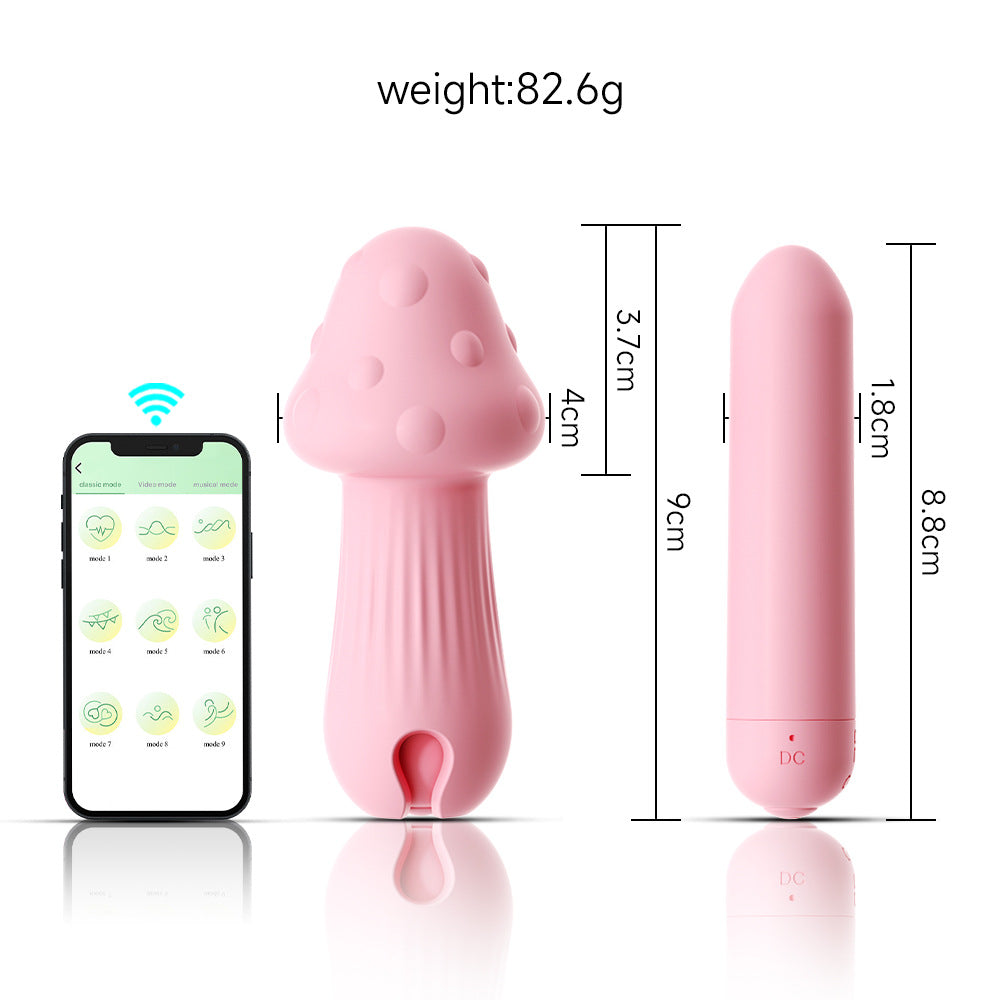 Mushroom Clitoral Vibrator | APP-Controlled | Wearable