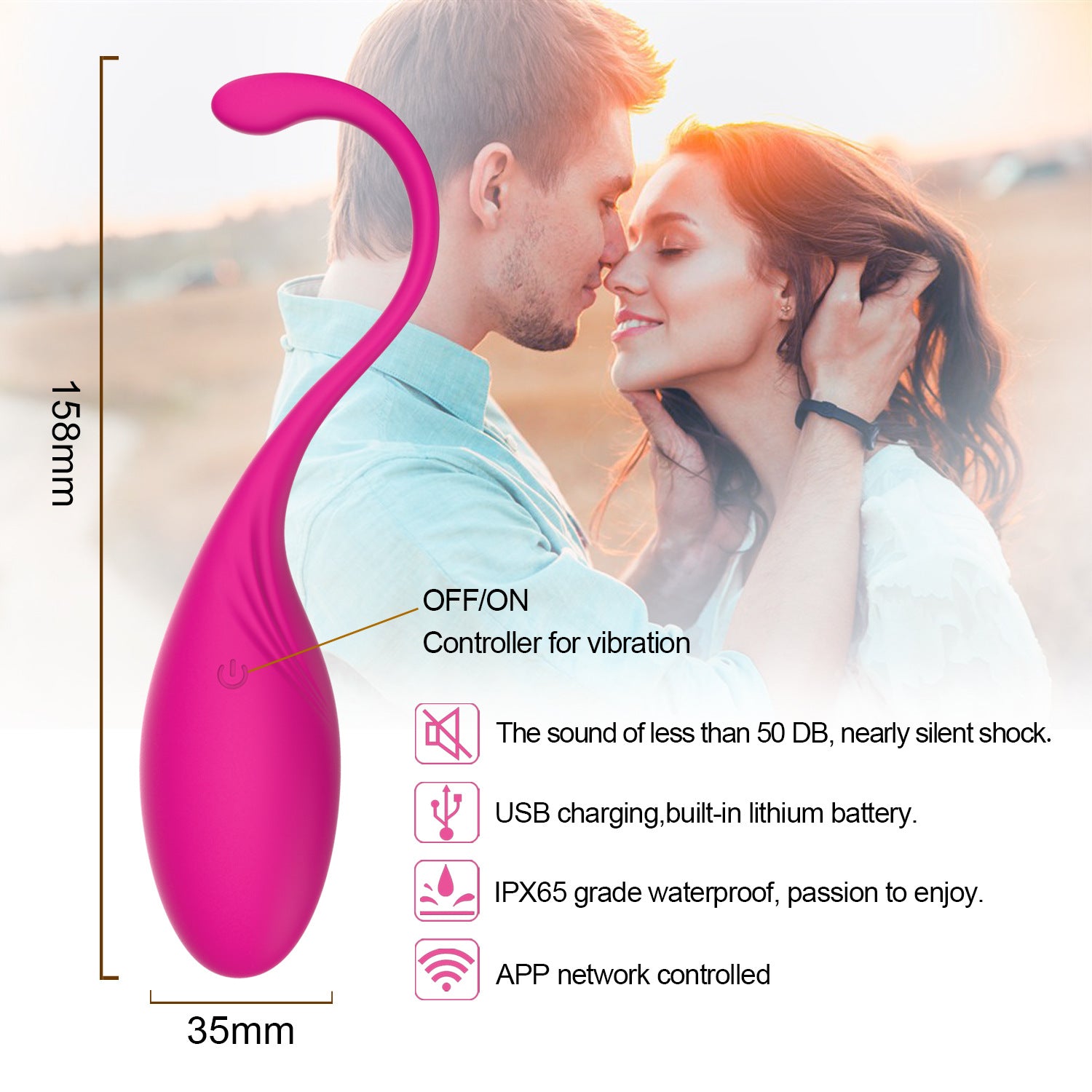 Kegel Vibrating Balls | APP & Remote Control | USB Rechargeable