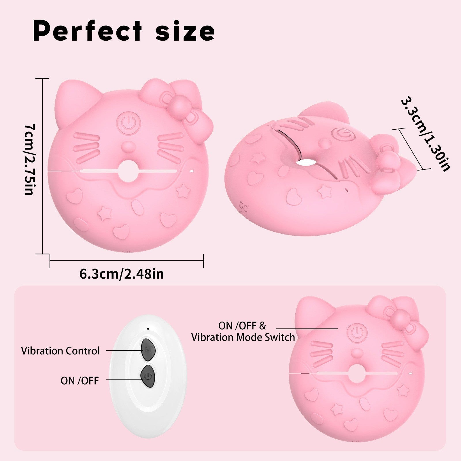 Nipple Clamp Vibrator | Wireless Remote Control | Breast Massager