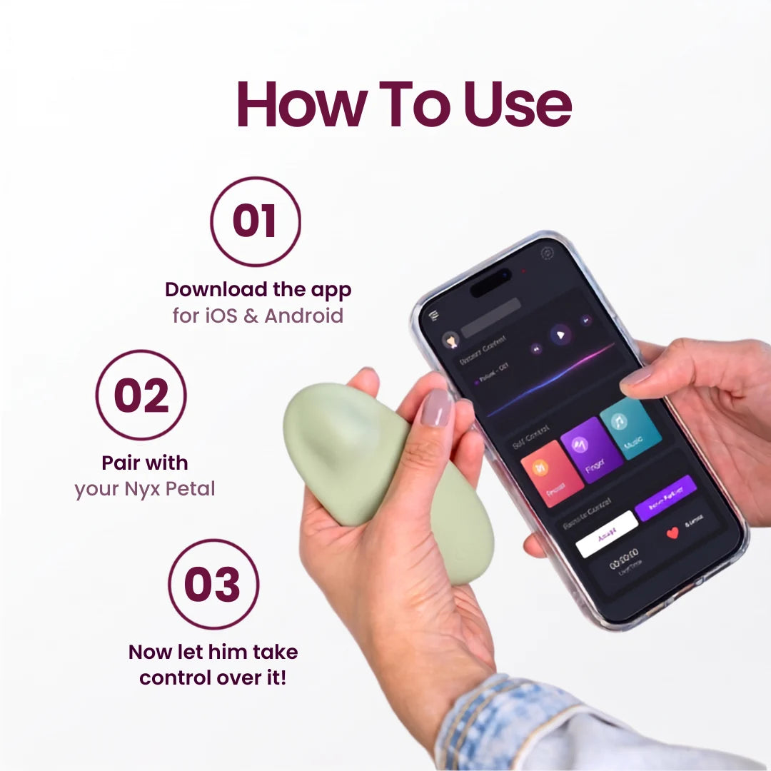 Petal Nyx Aura Wireless | App-Controlled Wearable Pleasure Device