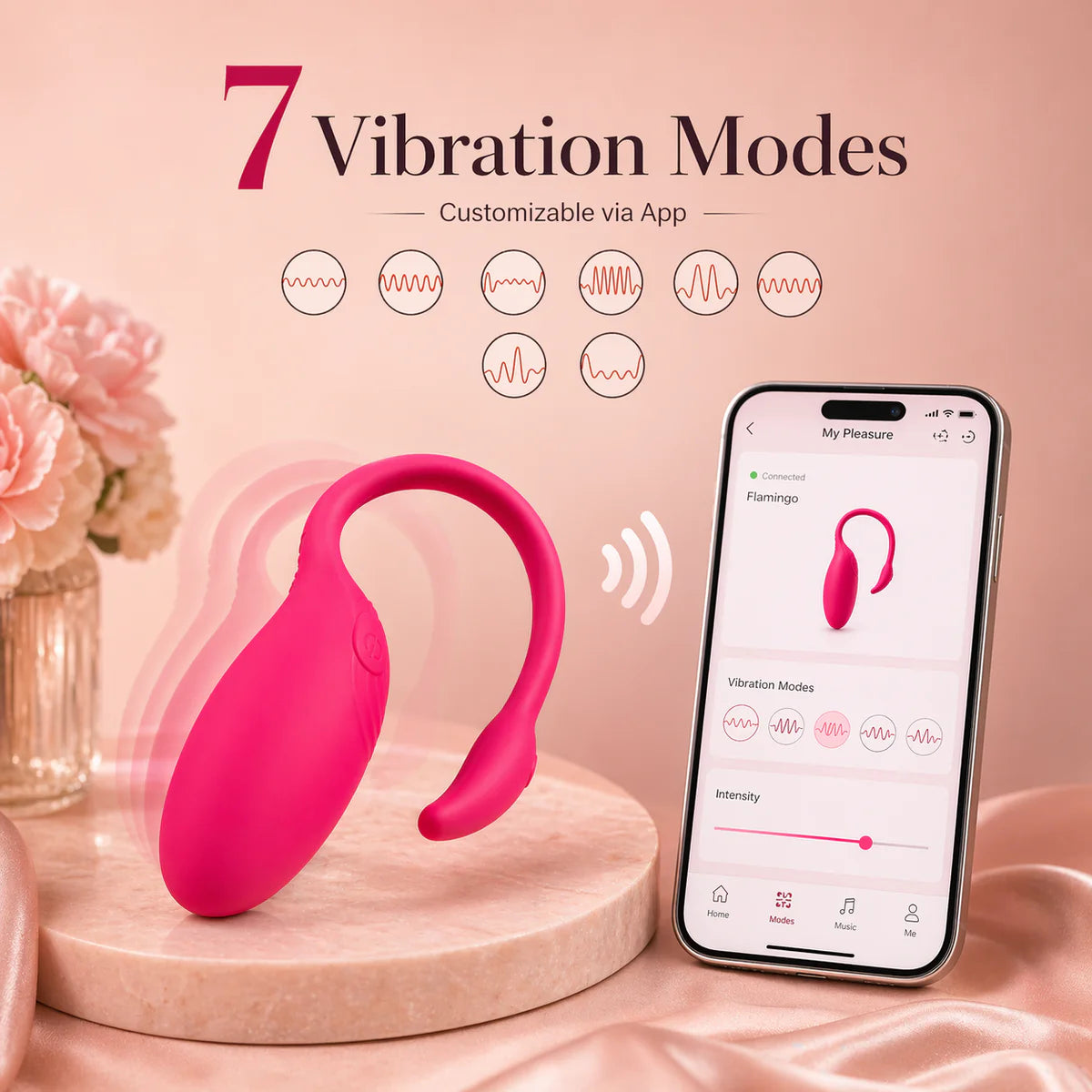 Flamingo Wearable Vibrator | APP-Controlled | Long-Distance