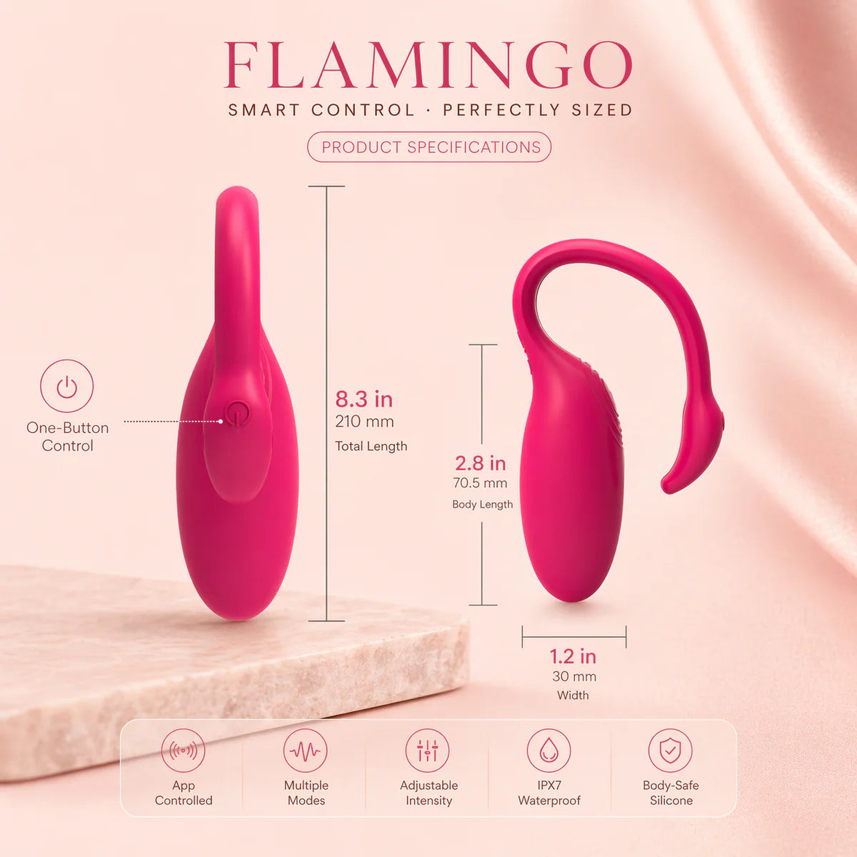 Flamingo Wearable Vibrator | APP-Controlled | Long-Distance