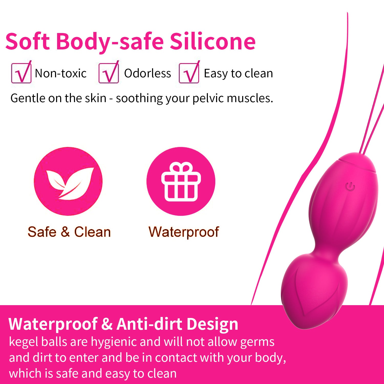 Kegel Ball Vibrator | APP & Remote Control | Waterproof