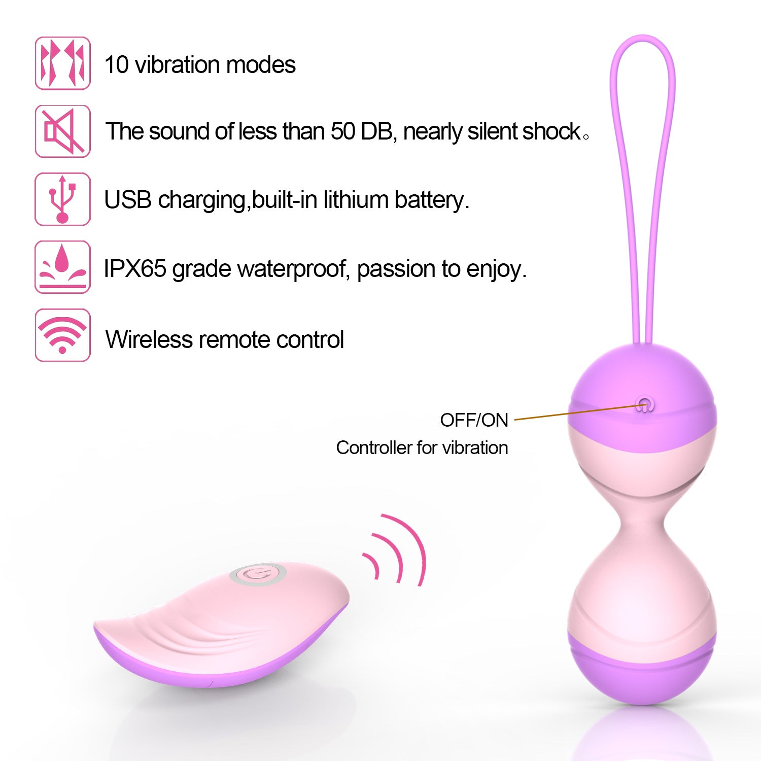 Kegel Vaginal Dumbbells | APP & Remote Control | Wearable Pelvic Floor Trainer