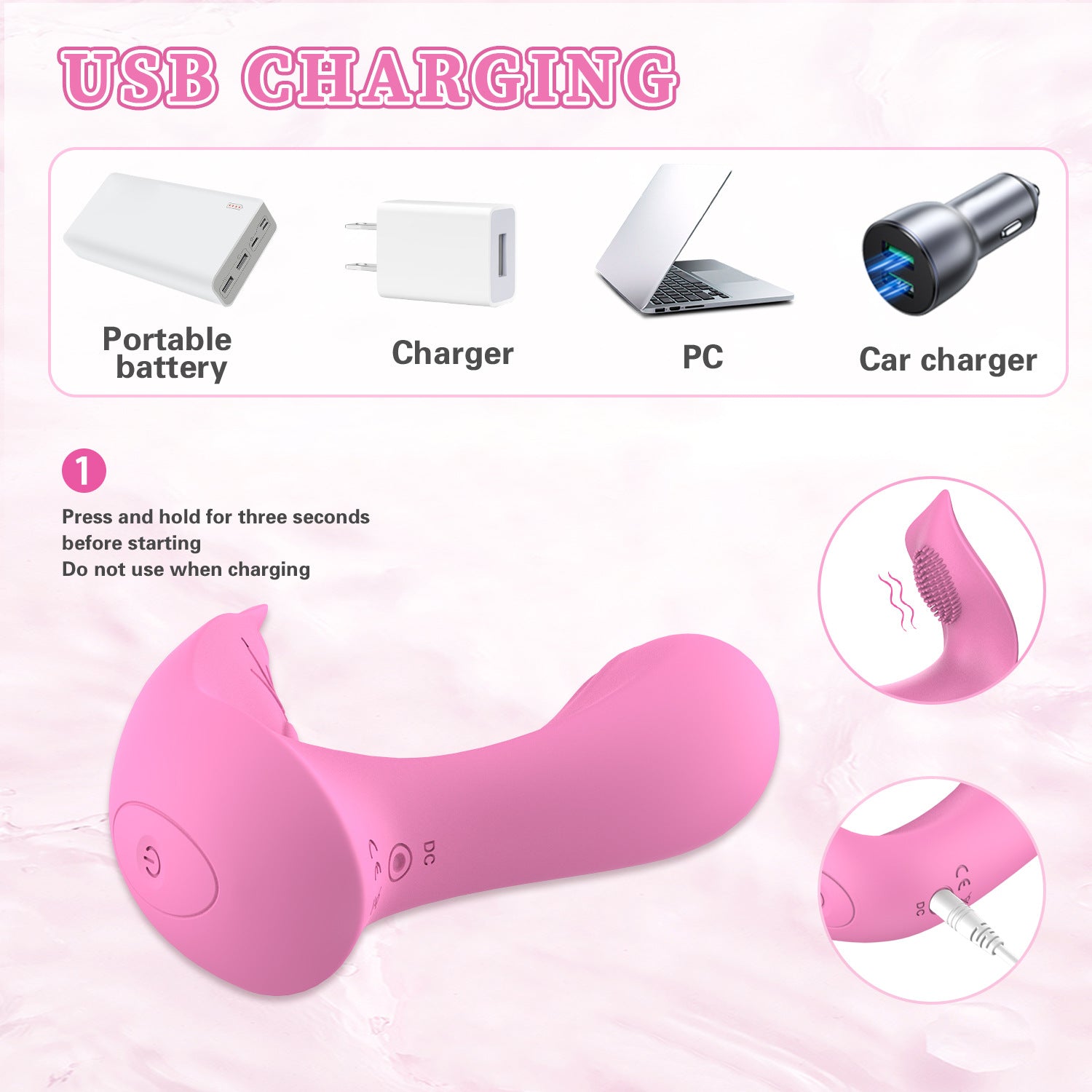 Wearable Butterfly Vibrator | APP & Remote Control | Discreet Outdoor