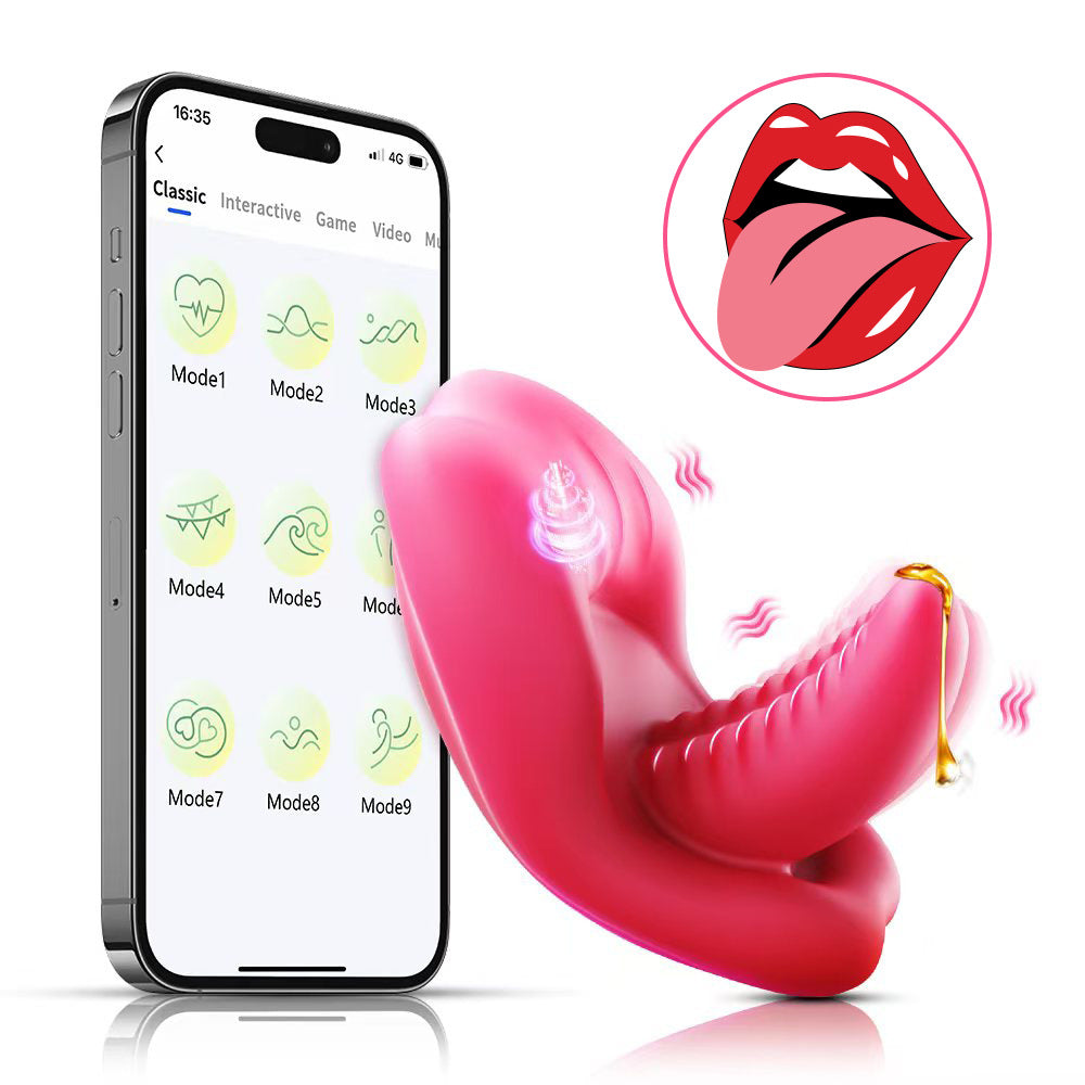 Tongue Licking Vibrator for Women | APP-Controlled | Wireless
