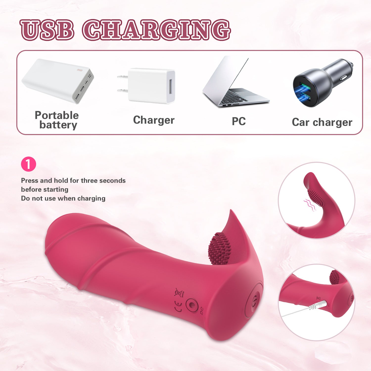 High-Frequency Wearable Vibrator | APP & Remote Control | Dual Stimulation