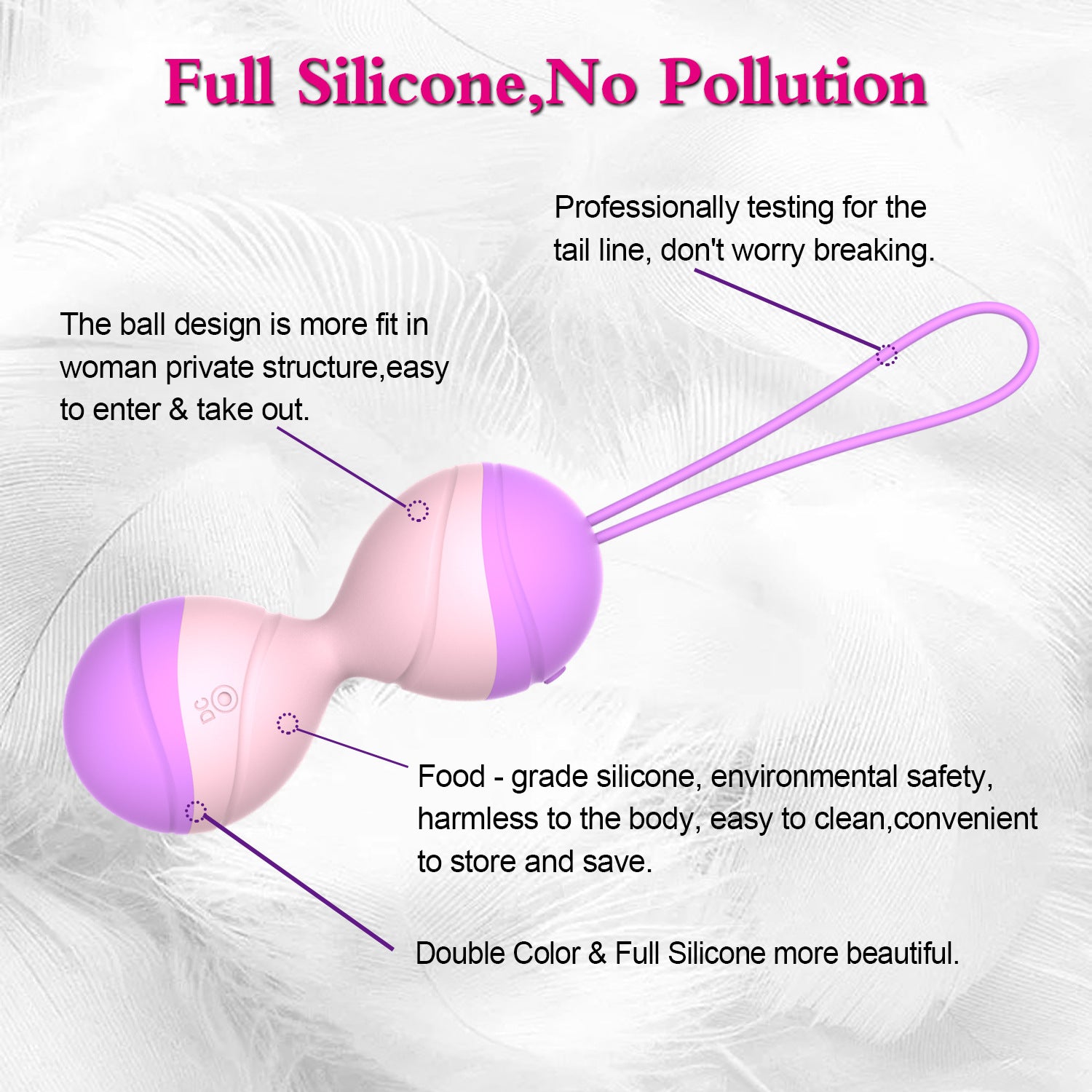 Kegel Vaginal Dumbbells | APP & Remote Control | Wearable Pelvic Floor Trainer