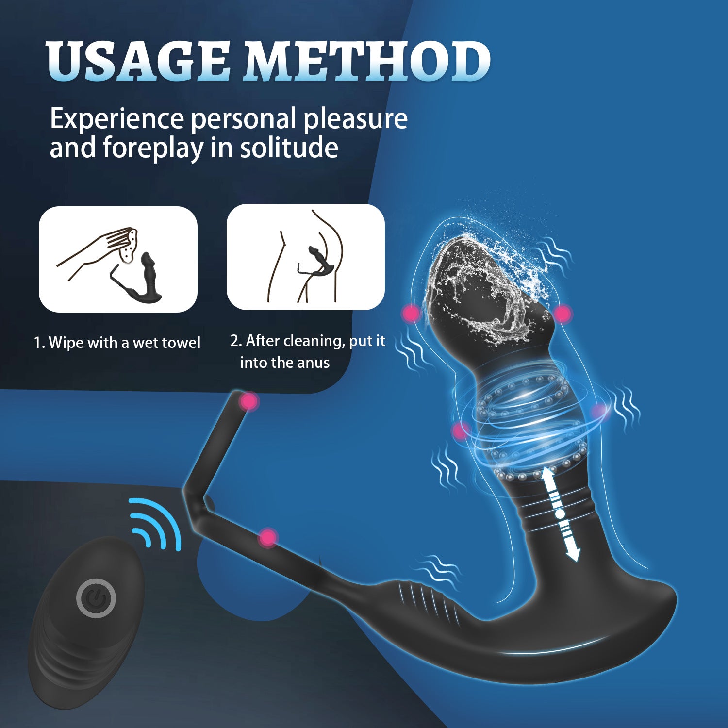 Prostate Massager | APP & Remote Control | Finger-Grip Design