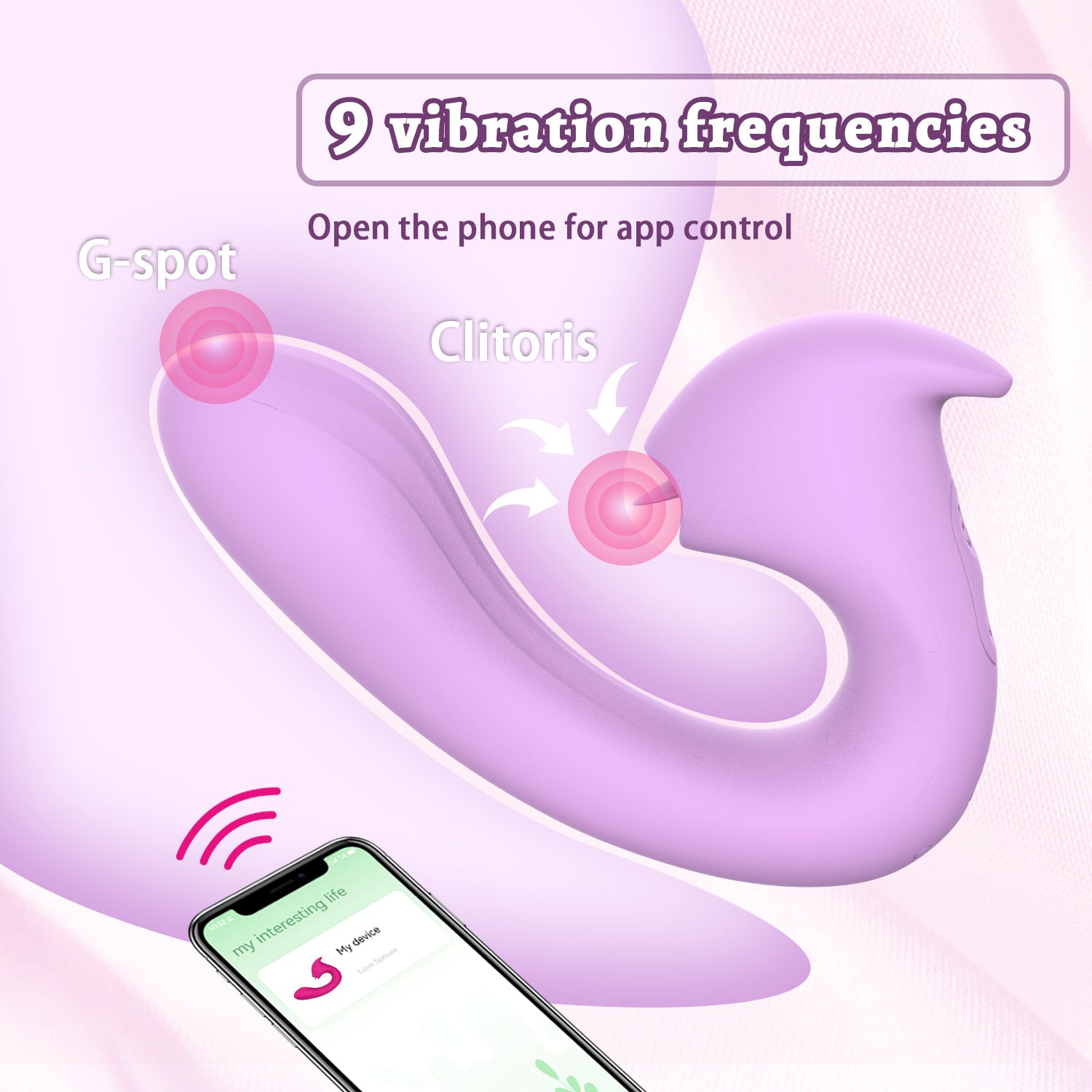 Tongue Licking Clitoral Vibrator | APP & Remote Control | Long-Distance