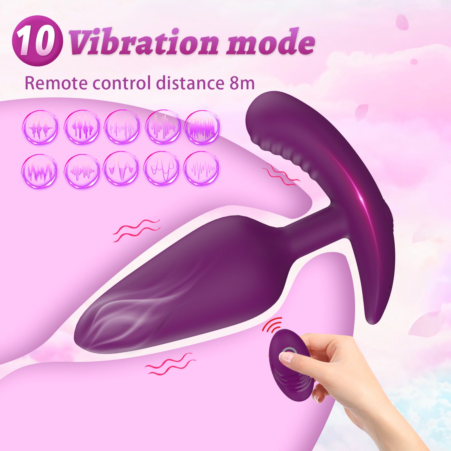 Anal Plug Dilator | Wireless Remote Control | Wearable Outdoor BDSM