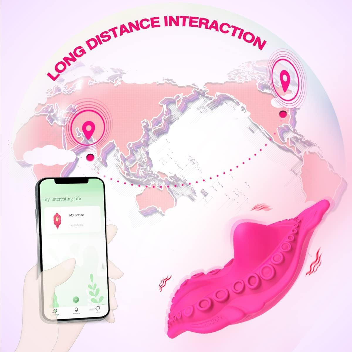 Wearable Vibrating Egg | APP & Remote Control | Invisible Discreet