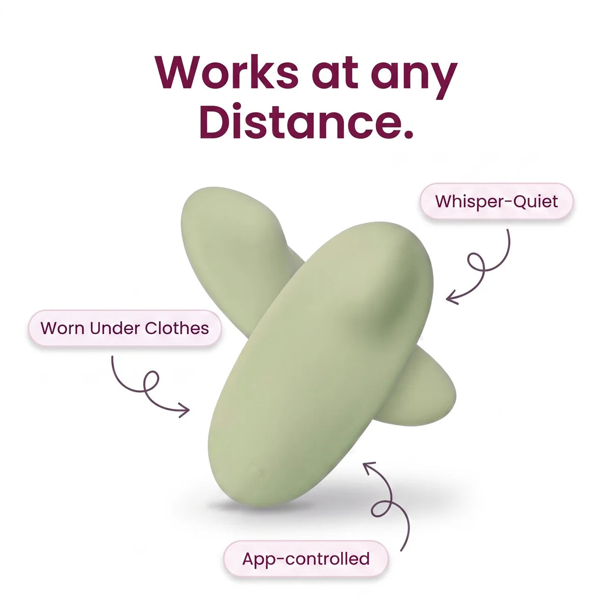 Petal Nyx Aura Wireless | App-Controlled Wearable Pleasure Device
