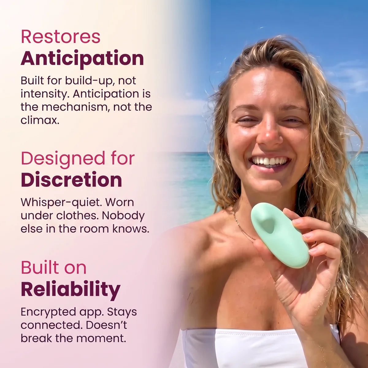 Petal Nyx Aura Wireless | App-Controlled Wearable Pleasure Device